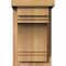 Ekena Millwork Pescadero Smooth Corbel w/Backplate, Western Red Cedar, 7 1/2"W x 8"D x 12"H COR08X08X12PEC01SWR - alternate 2